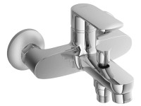 RAVAK Vanová nástěnná baterie Uni UN 022.00CR bez setu, chrom, rozteč 150 mm