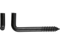 Skoba s vrutem černá, pr. 5,2 x 60 mm, 4 ks