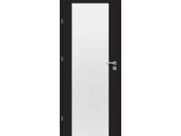 Voster Rámové falcové interiérové dveře WINDOOR II, f.Platinum, černá mat, 80 L