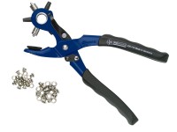 LUX-TOOLS Děrovací a lisovací kleště na druky 225 mm Comfort