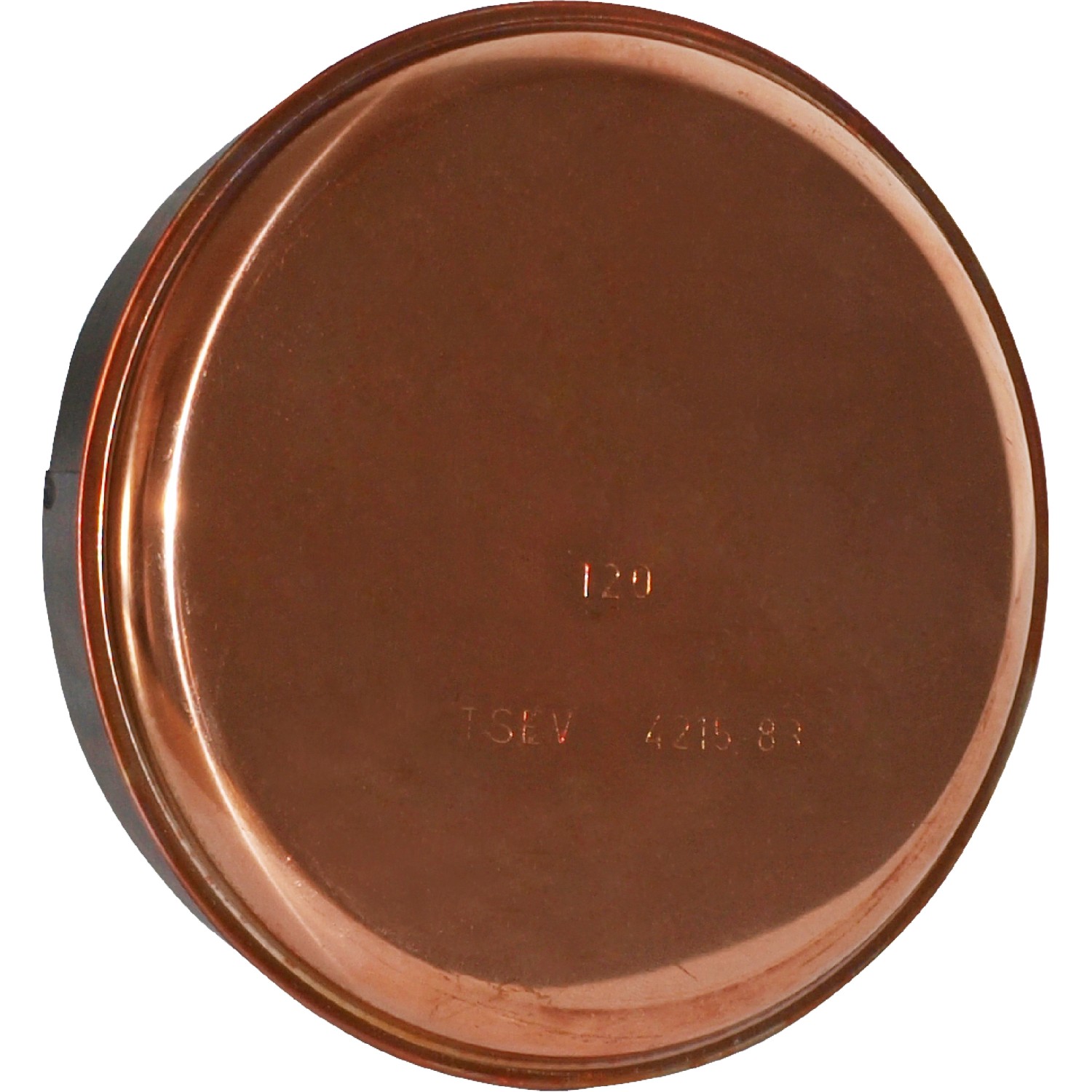 Kouřové víčko poměděné 130 mm