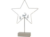 LED hvězda s podstavcem