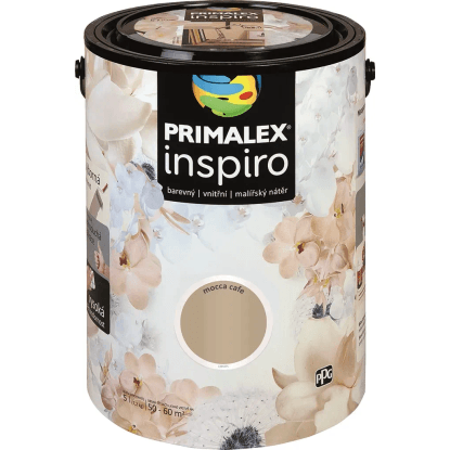 PRIMALEX Barevný vnitřní malířský nátěr Inspiro mocca cafe 5 l