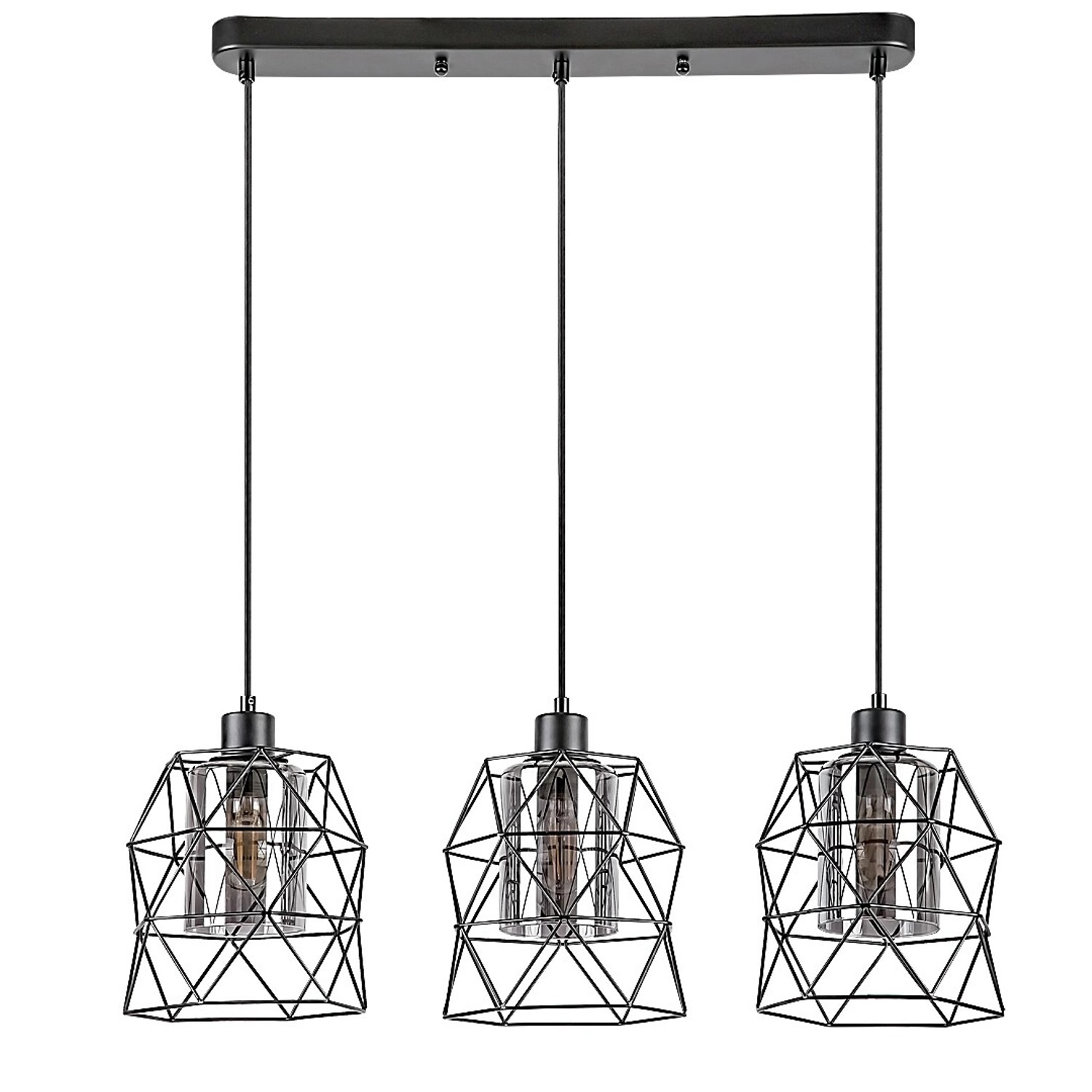 Rabalux Závěsné 3bodové svítidlo Emrys, 57,5 x 180 cm