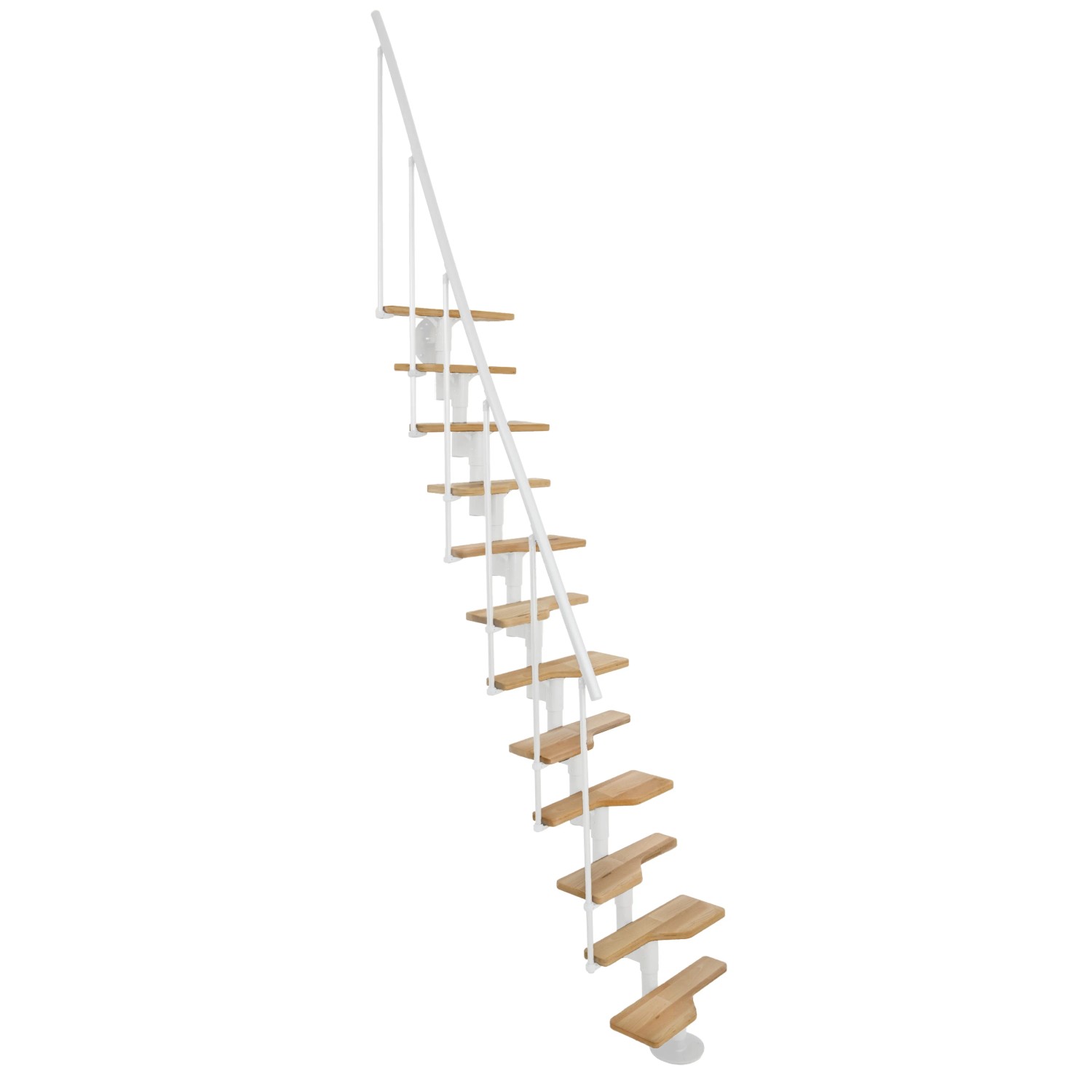 Minka STAIRS modulové schodiště Vienna buk/bílá, 293,8 cm