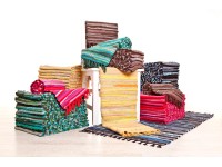 Ručně tkaný koberec Alabama, mechově zelená, 60 x 120 cm