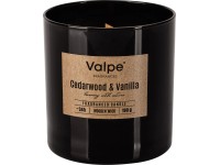 Valpe Svíčka s dřevěným knotem Cedarwood & Vanilla, pr. 8,2 cm Valpe Svíčka s dřevěným knotem Cedarwood & Vanilla, pr. 8,2 cm