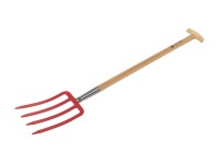 LUX-TOOLS Rycí vidle se 4 hroty buková T-násada 85 cm