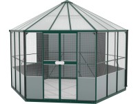 Vitavia Ptačí voliéra Circus 9000, HKP 6 mm, smaragdová 383 x 336 x 284 cm, 9 m2