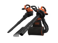 Black+Decker Elektrický zahradní vysavač, fukar a drtič 3v1, 3000 W