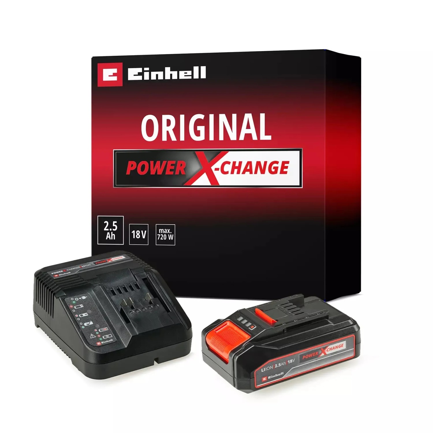 Akumulátor + nabíječka Einhell Power X-Change 18 V 2,5 Ah