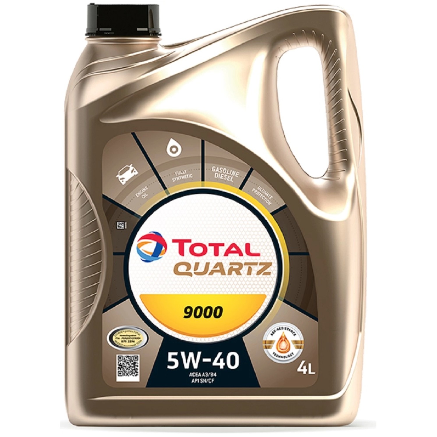 Total Quartz Motorový olej 9000 5W-40, 4 l