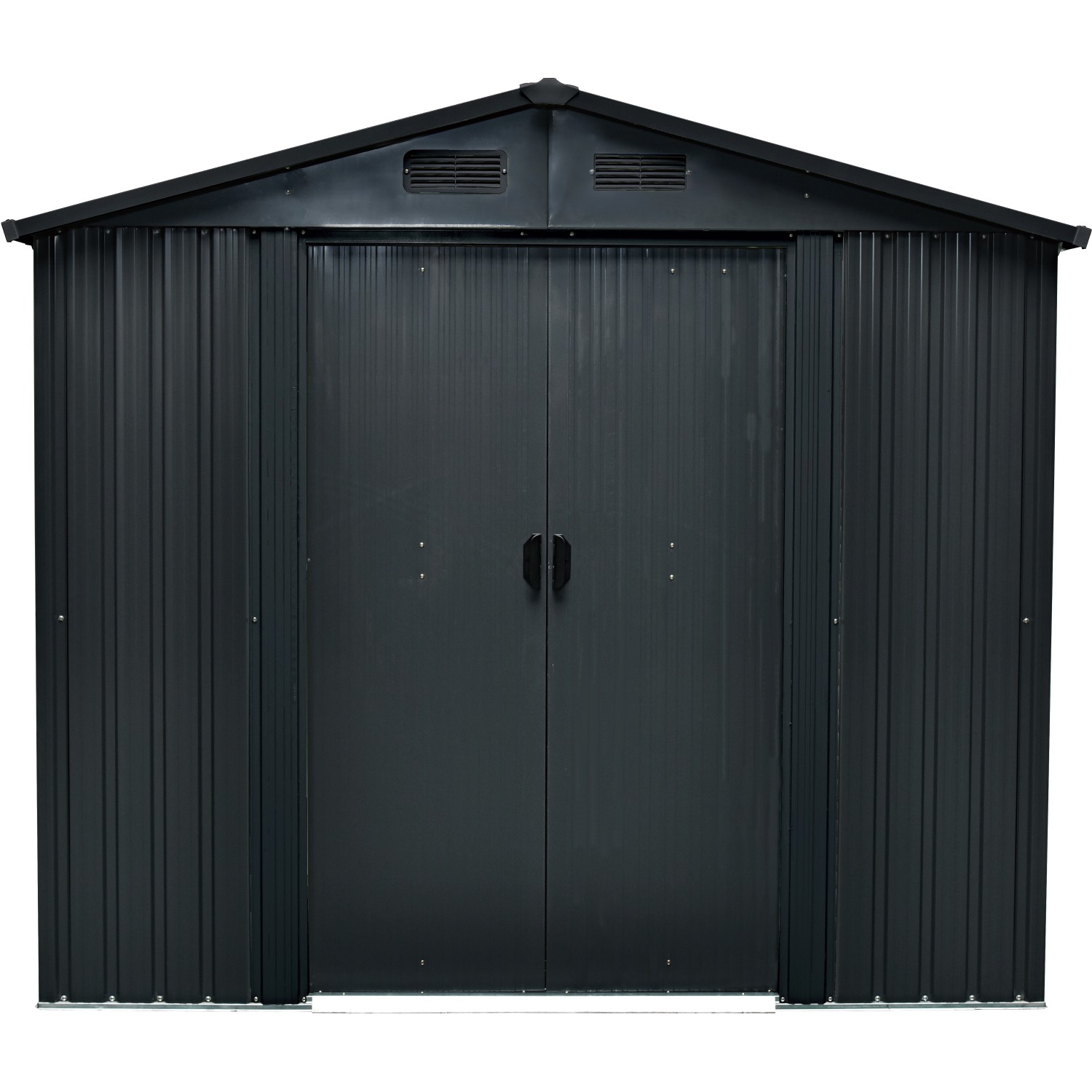 Floraworld Zahradní domek se sedlovou střechou I antracit 236 x 174 x 206 cm