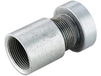 Zatloukací hlava s mufnou, vnější závit 41,9 mm, vnitřní závit 38,9 mm