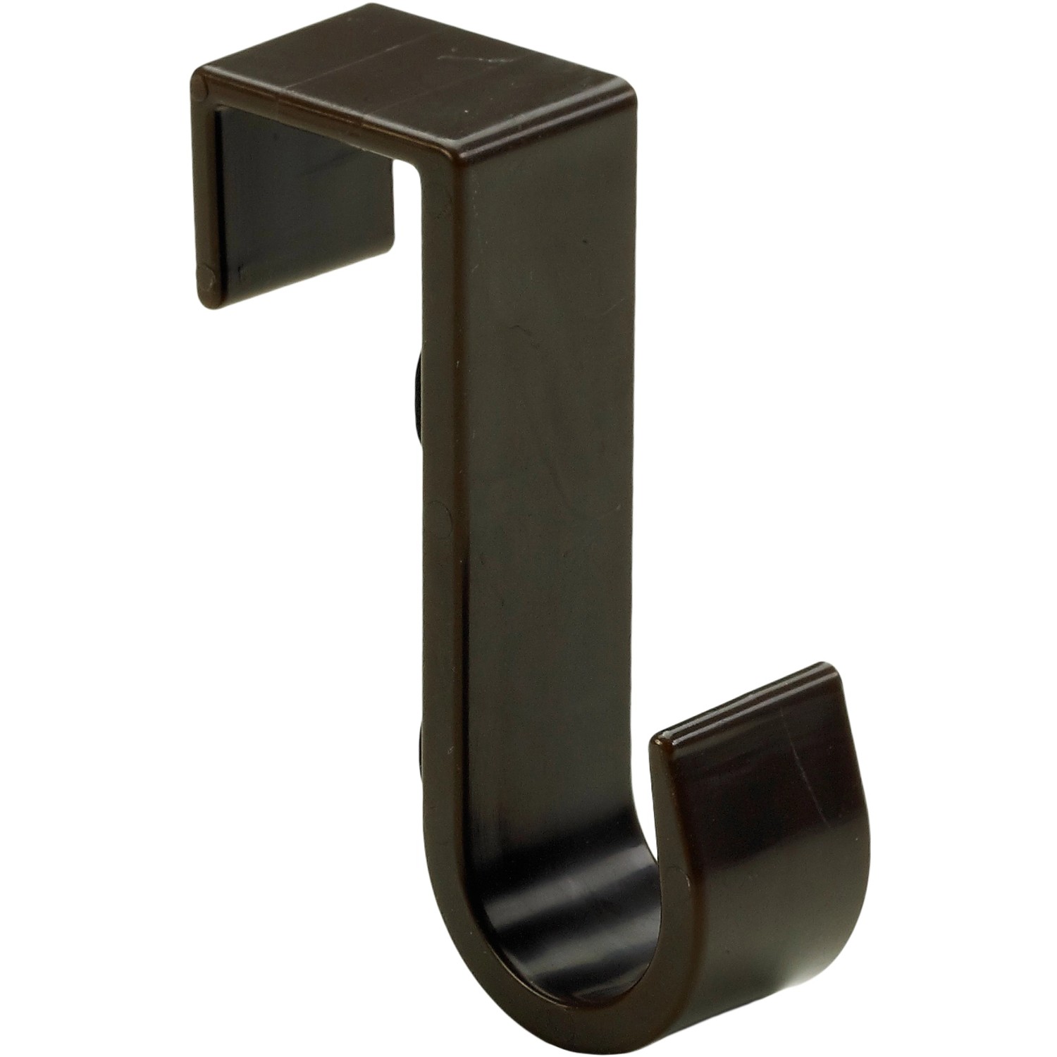 Hettich Plastový věšák na dveře, hnědý