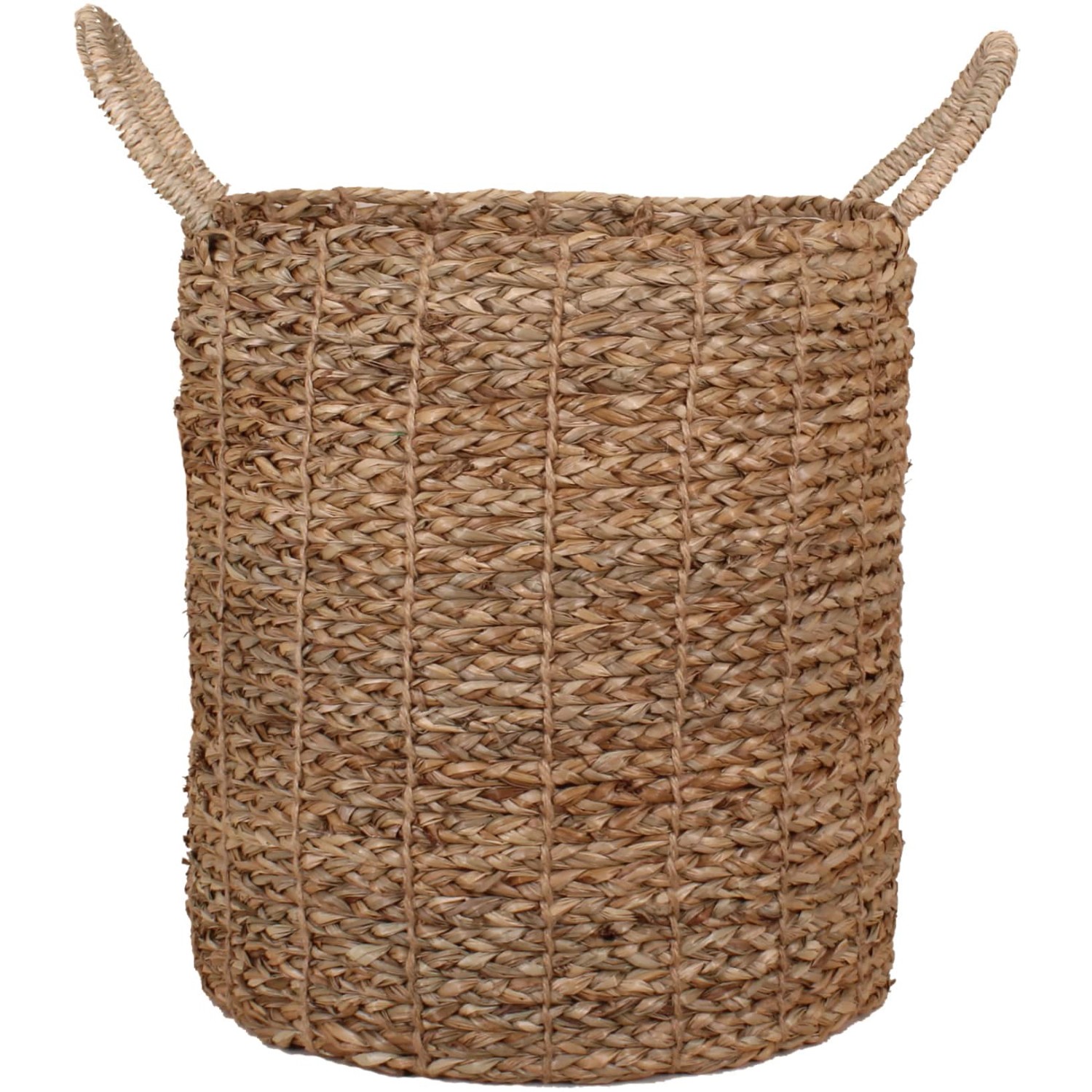 Košík s uchy z mořské trávy, přírodní, pr. 30 x 32 cm