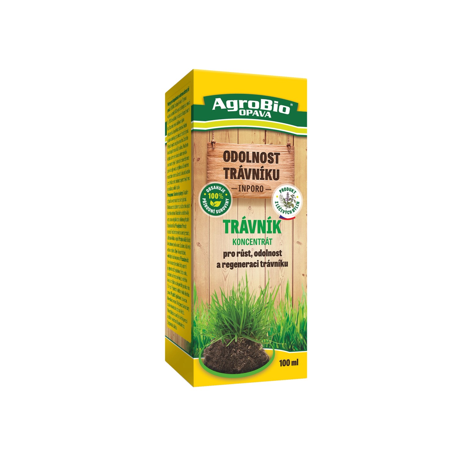 AgroBio Opava Koncentrát pro růst, odolnost a regeneraci trávníku INPORO 100 ml