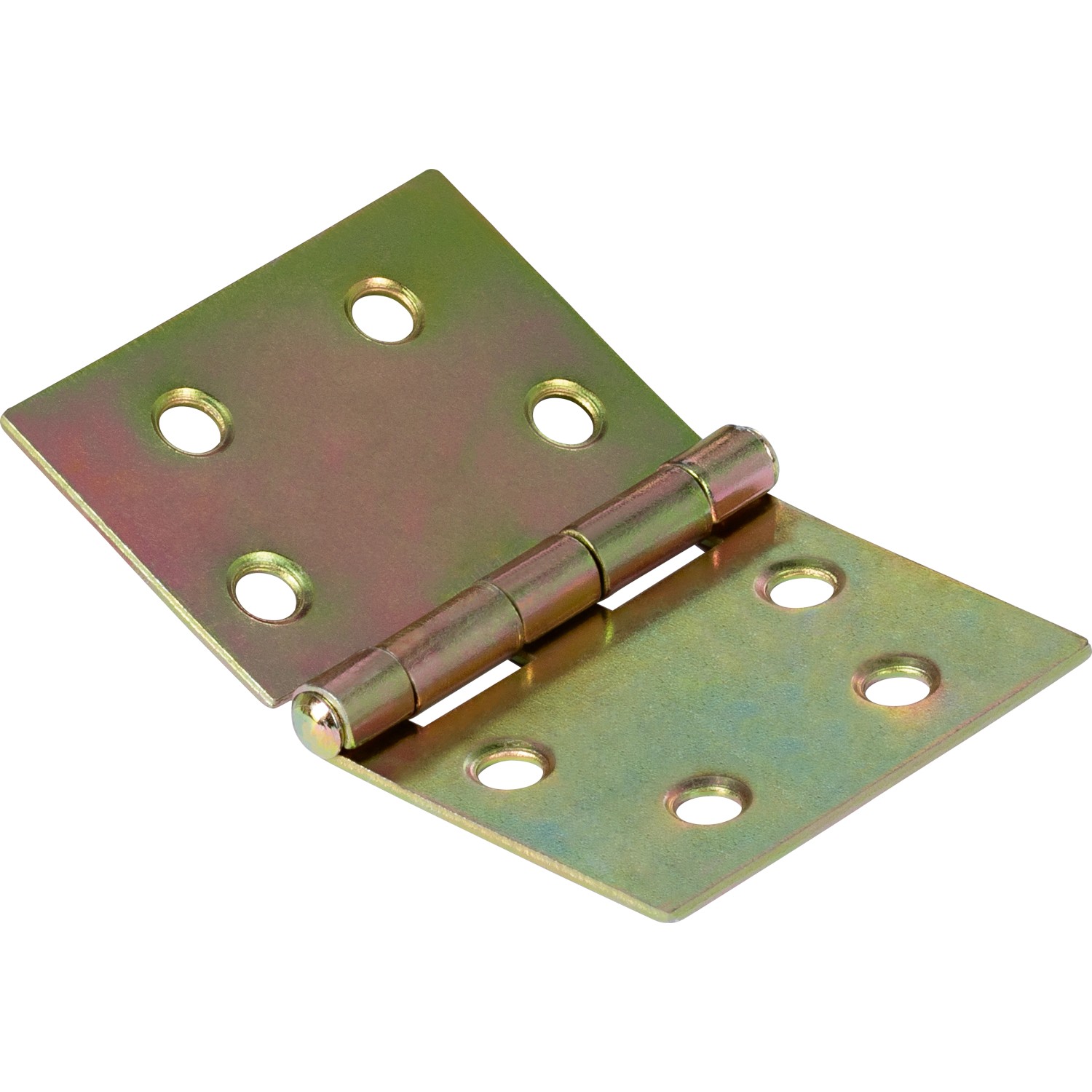 Široký závěs, žlutě pozinkovaný, 75 mm x 50 mm