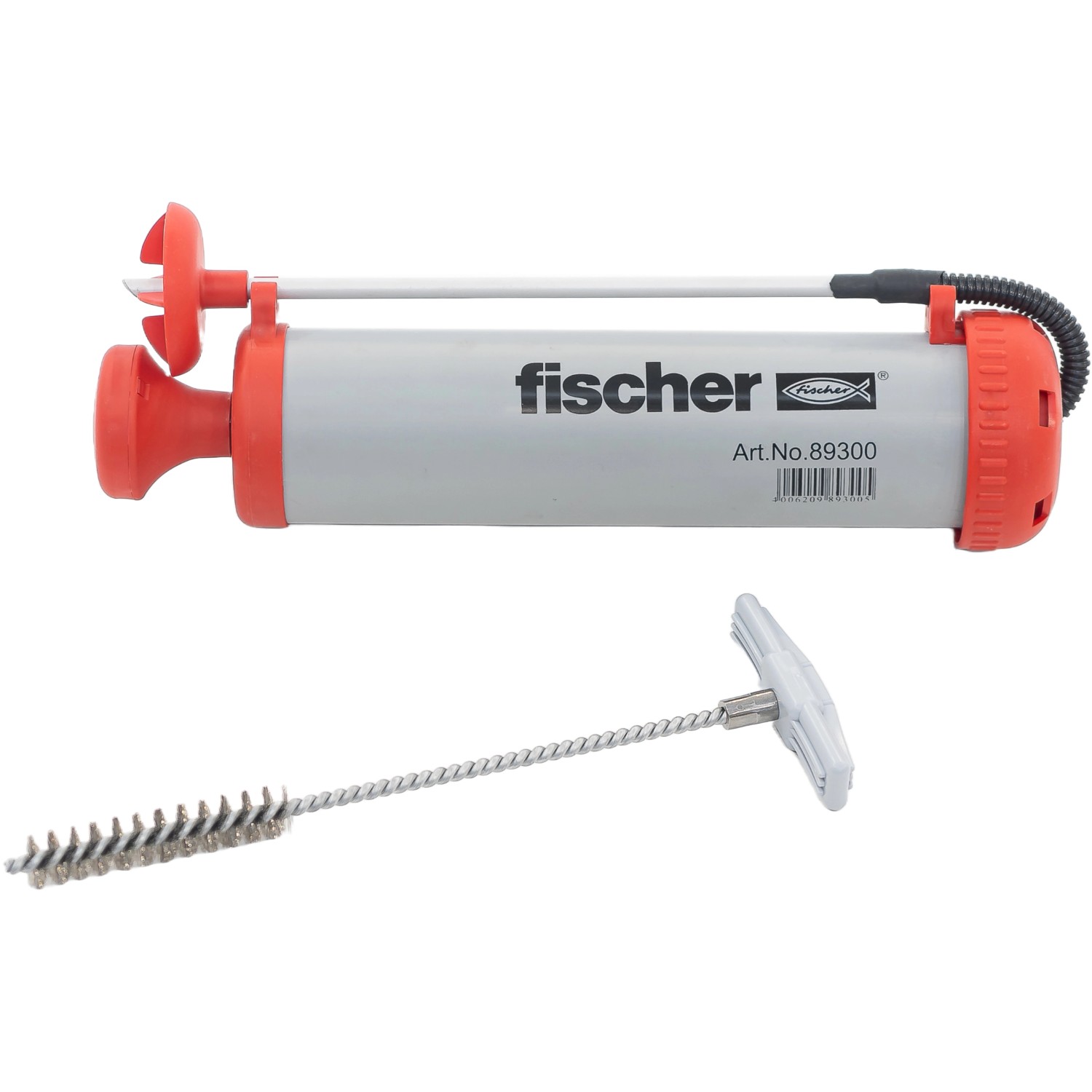 Biohort Výfuková pumpa a čisticí kartáček k odstranění nečistot vrtaného otvoru