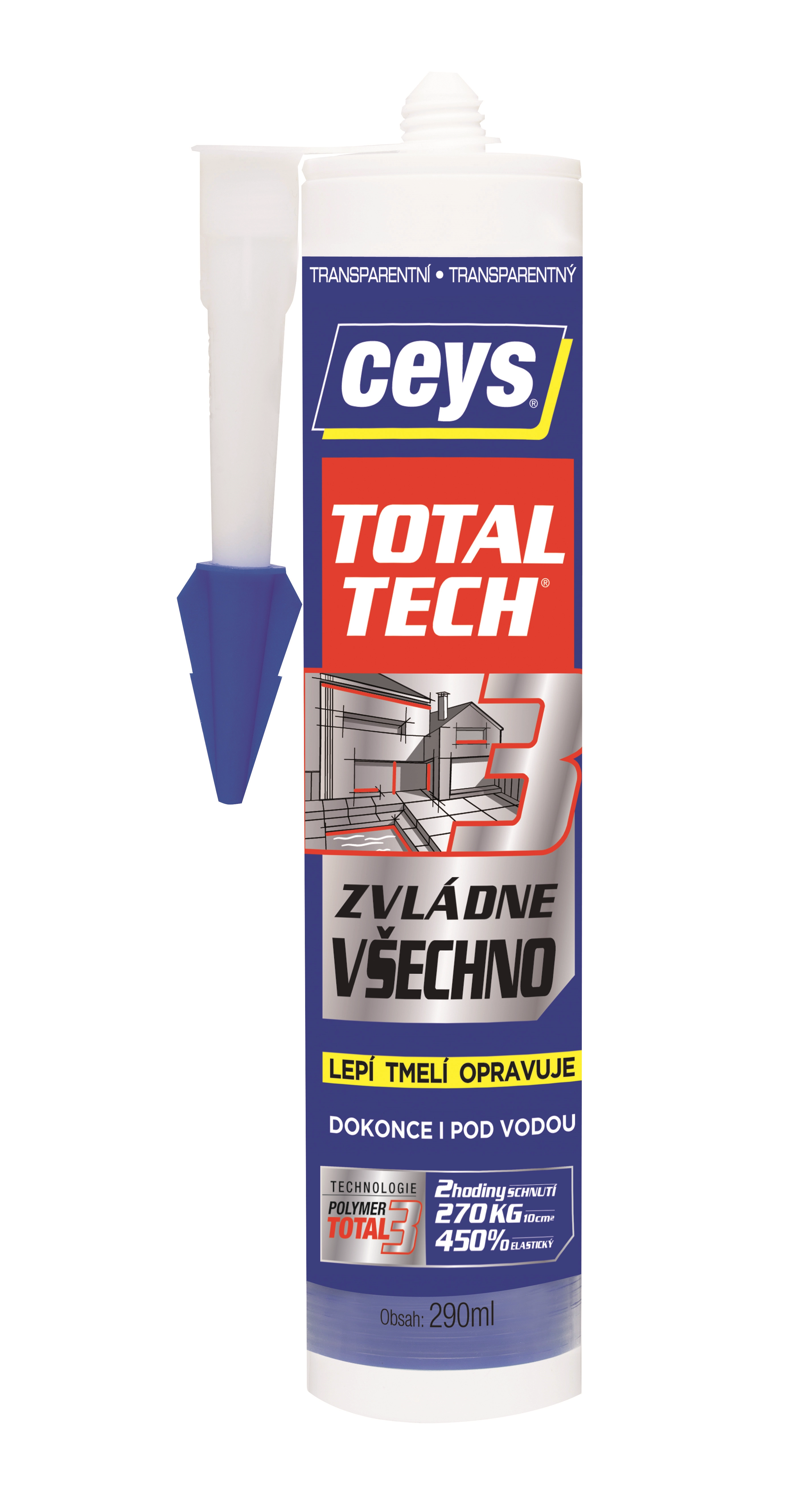 Ceys Tmel TOTAL TECH EXPRESS 290 ml, transparentní koupit v OBI
