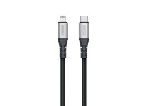 Schwaiger Nezničitelný synchronizační a nabíjecí kabel USB-C/Lightning, 1,2 m