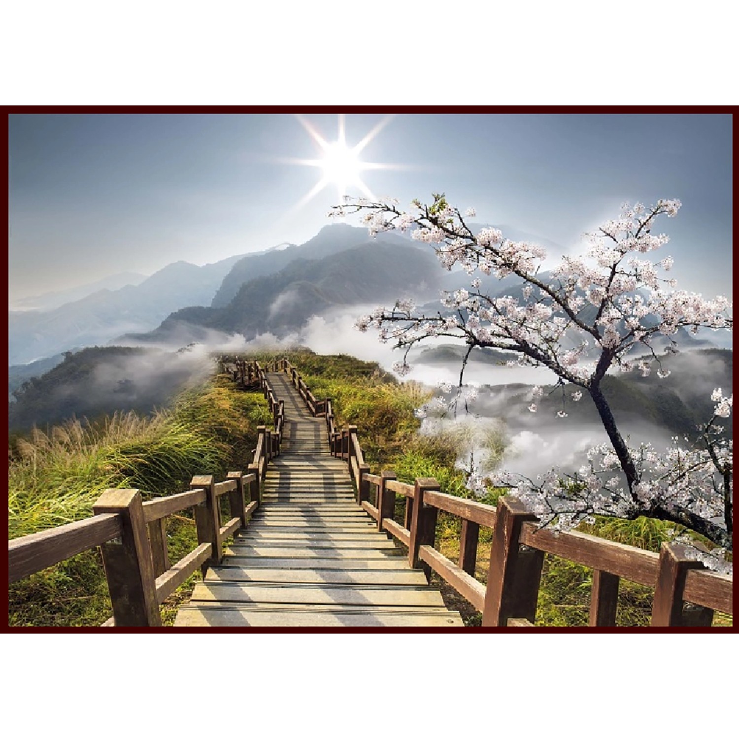 Bondecor Obraz Putframe Výhled 70 x 100 cm