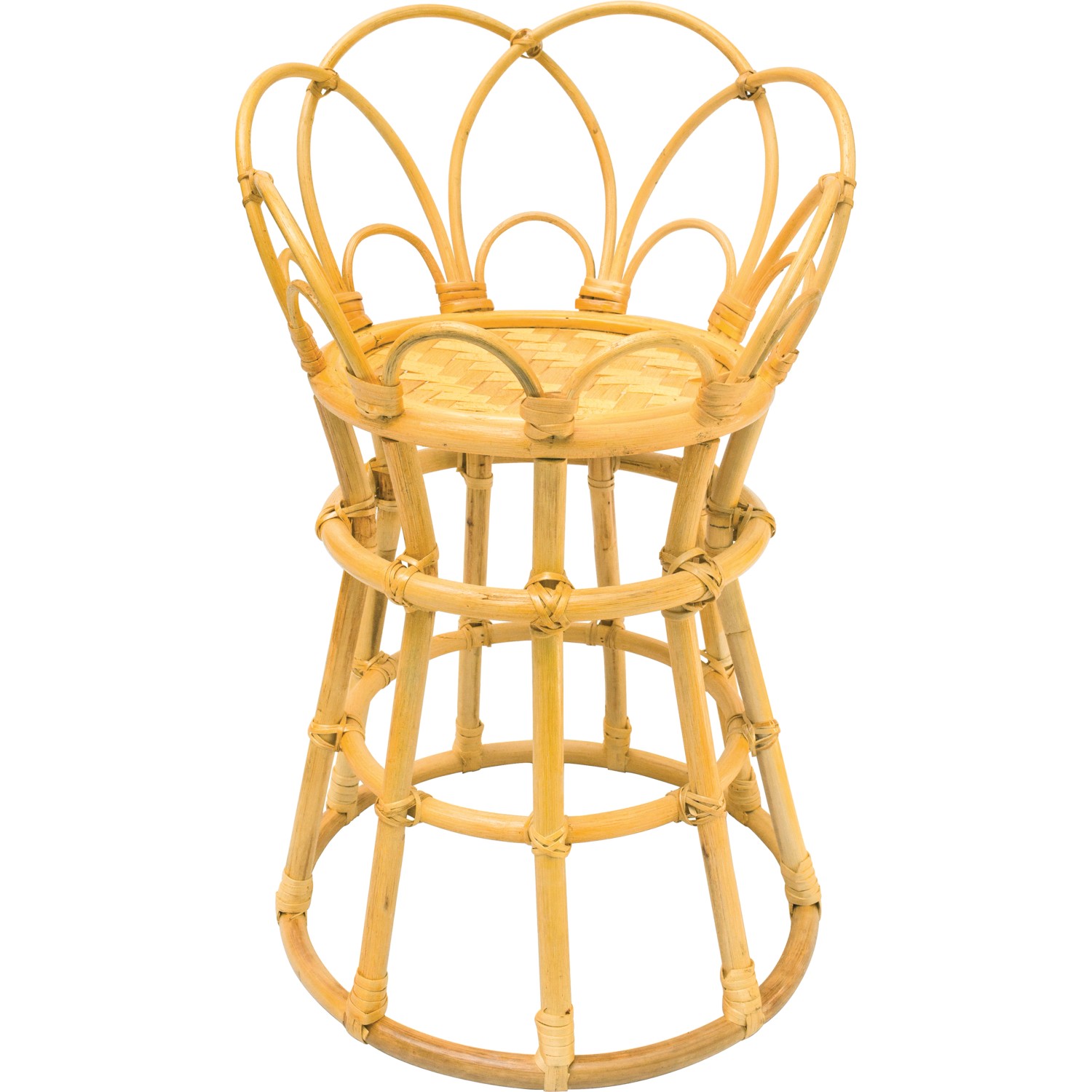 Stojan na rostliny z ratanu 65 cm x 35 cm x 35 cm přírodní