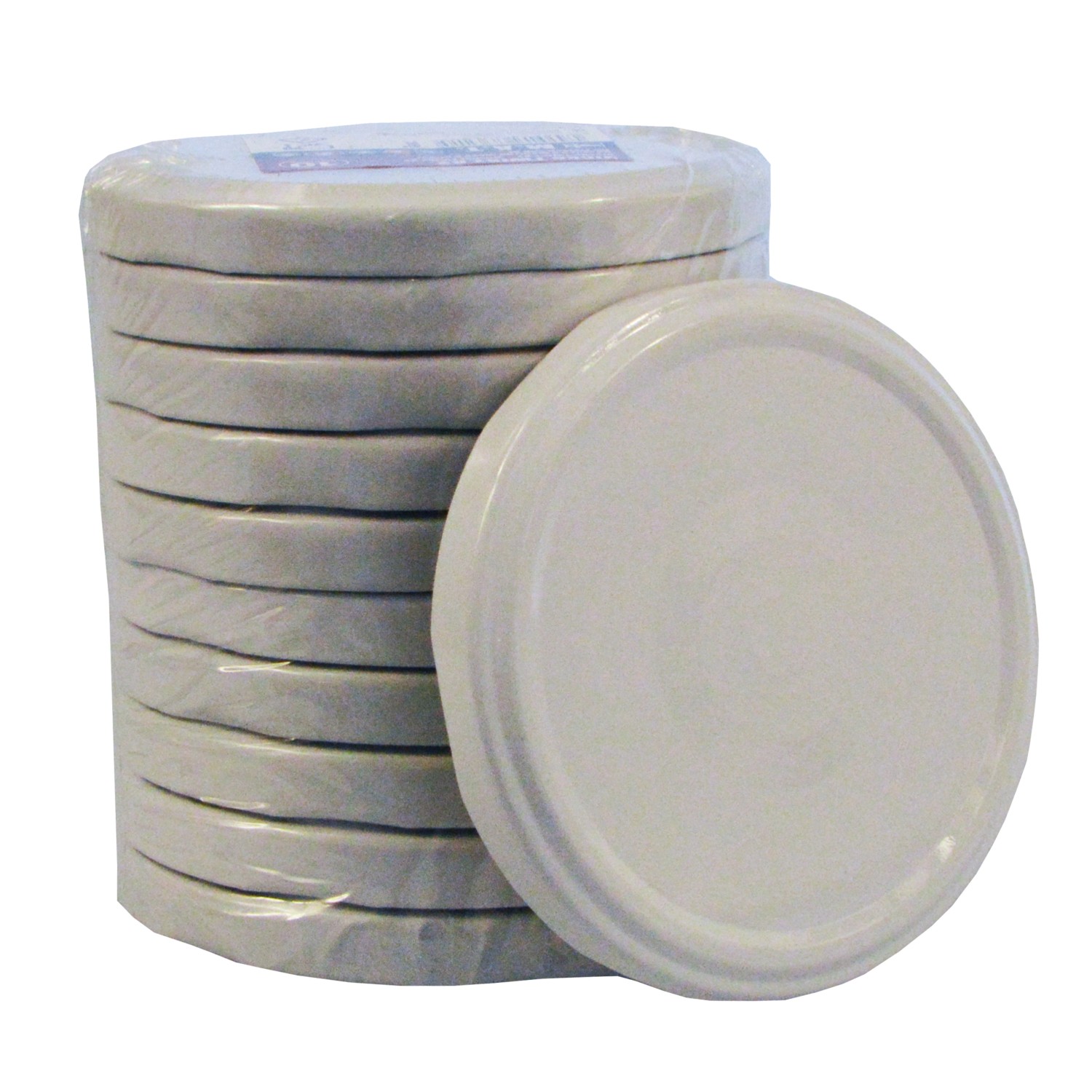 Víčko Twist, bílé, 10 ks, pr. 82 mm