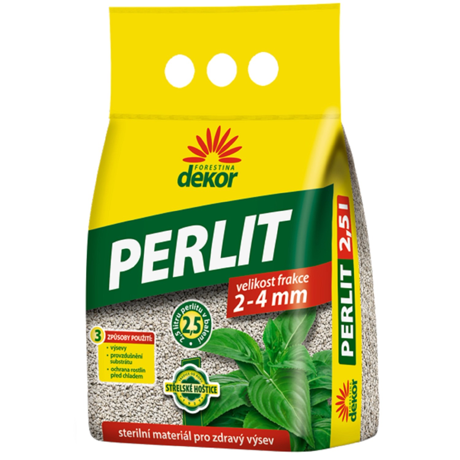 Forestina Perlit sterilní materiál pro zdravý výsev 2,5 l