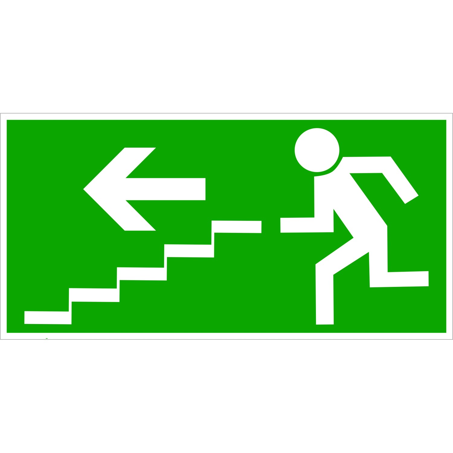 Tabulka FTL Únikové schodiště200 mm x 100 mm