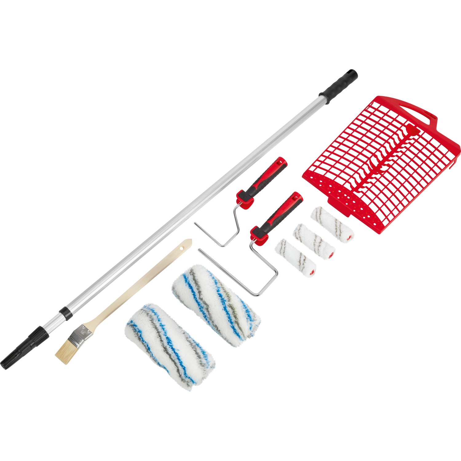 Malířská sada s teleskopickou tyčí, 10dílná