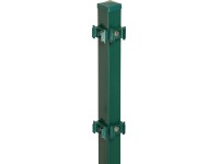 Floraworld Rohový plotový sloupek s upínacími deskami zelená 4 x 4 x 100 cm