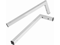 Fackelmann Úhlový držák 46 cm, šedý, sada 2 ks