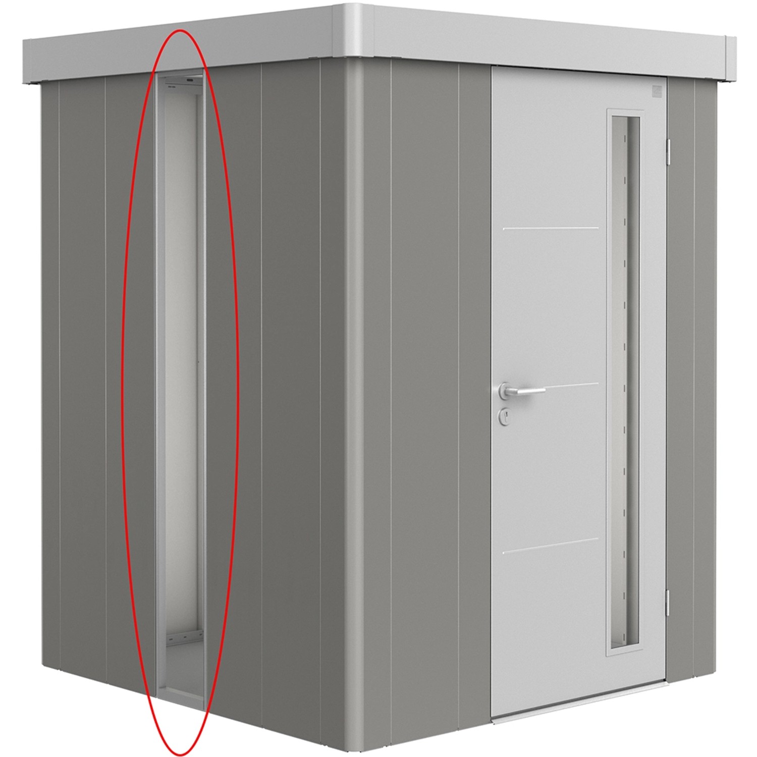 Biohort Světelný panel pro zahradní domky Neo, křemenově šedá