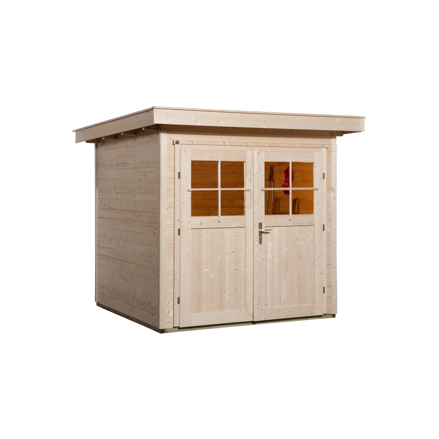 Weka Zahradní domek 227 vel.1 přírodní, 205 x 209 cm