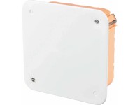 Rozbočovací krabice do dutých stěn 115 mm x 115 mm x 47 mm IP30 oranžová / bílá