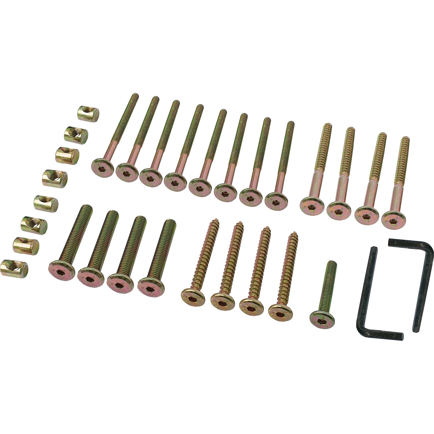 31-dílná montážní sada pro zahradní stůl Chelsea