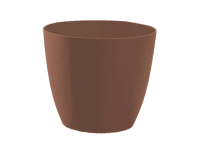 GARDENICO Květináč Ella mat mocha mousse pr. 10 x 8,7 cm