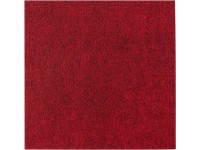 Kobercový samolepicí čtverec Andiamo, červený, 40 x 40 cm
