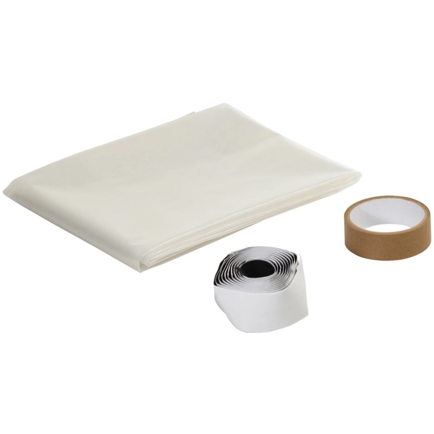 Wolfcraft Dveřní ochranná fólie se zipem pro standardní dveře do šířky 1 m