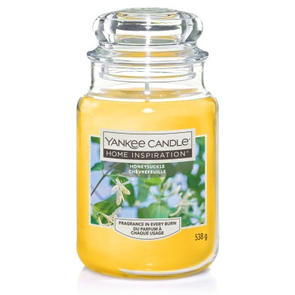 Yankee Candle Home Inspiration Svíčka, sklo, Pink Honeysuckle, 17 x 9,5 cm