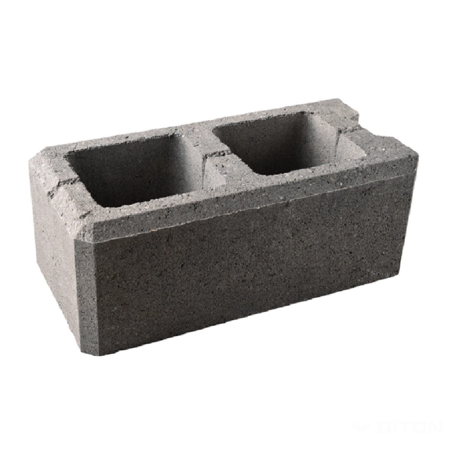 DITON Zdicí prvek VISO koncový melír přírodní 40 x 20 x 15 cm