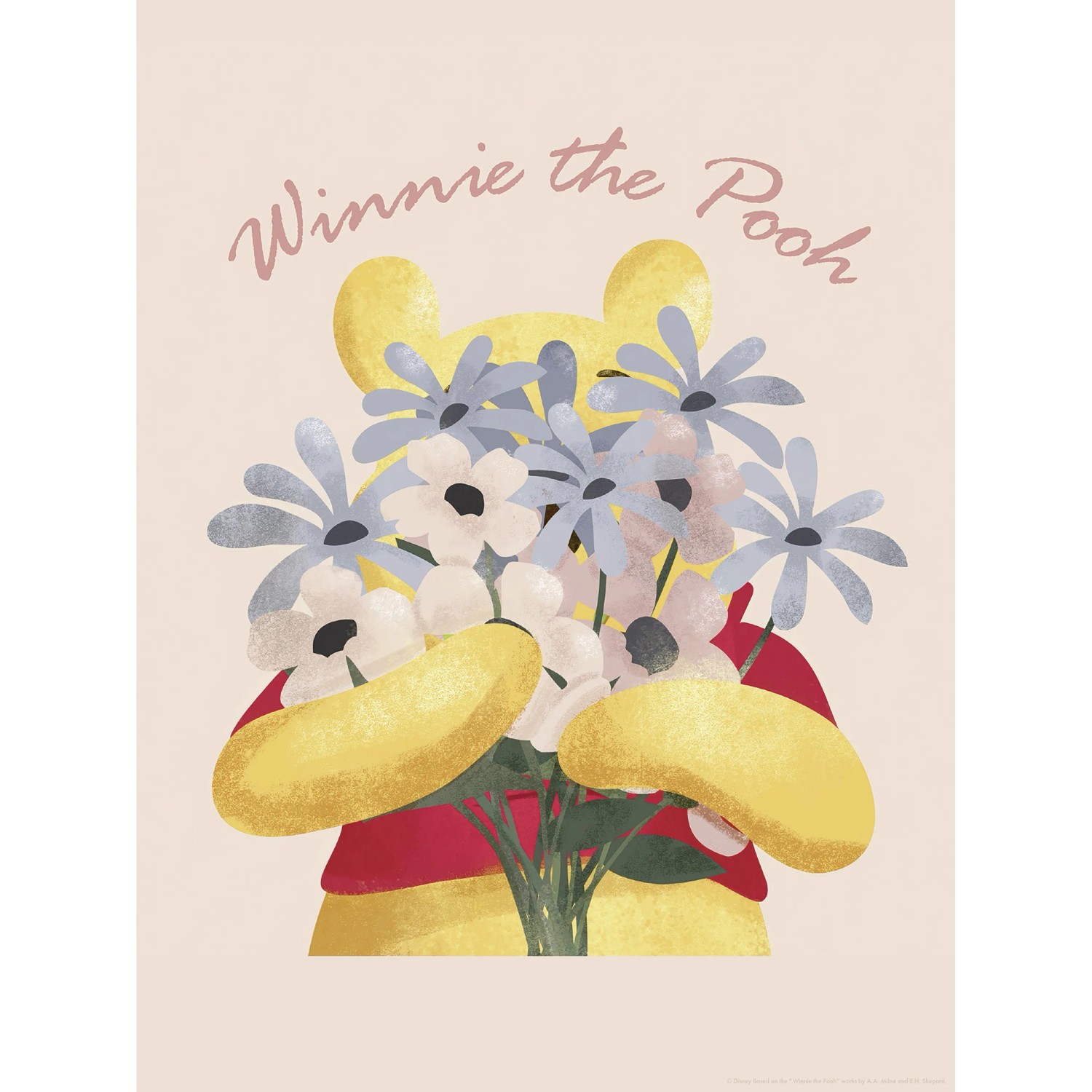 Komar Plakát Disney Winnie the Pooh Into The Blooms 30 x 40 cm