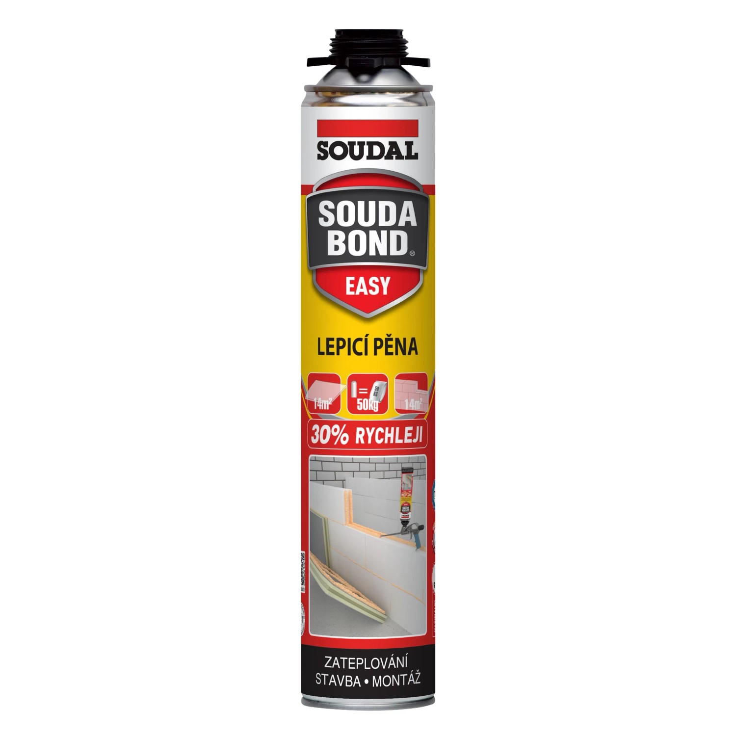 Pěna lepicí Soudal SOUDABOND EASY pistolová 750 ml