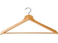 OBI Šatní ramínko s tyčkou dřevěné, 8 ks