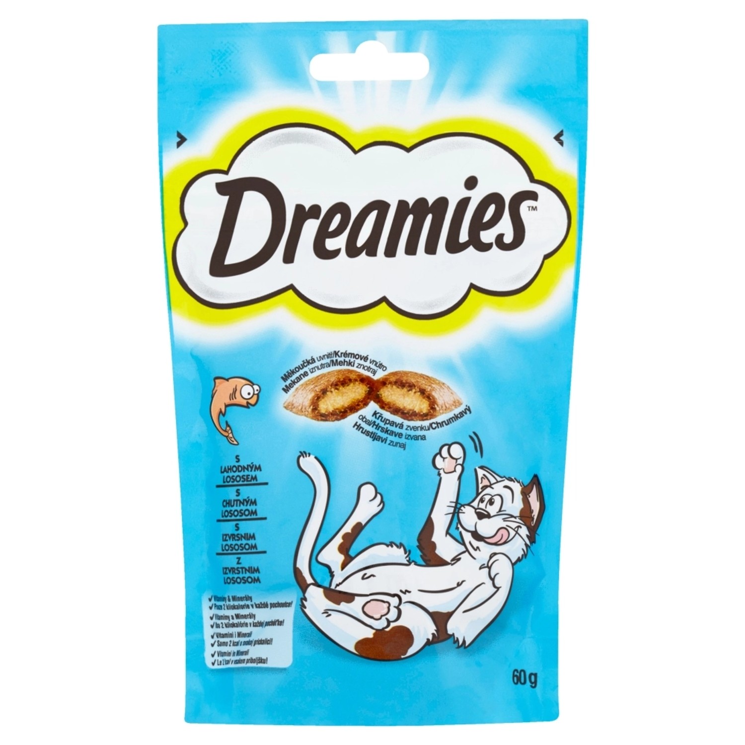 Dreamies Pochoutka pro kočky s lososem 60 g