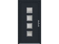 Panto Plastové vchodové dveře K025, bílá/antracitová, 100 x 200 cm, P