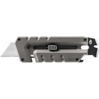 Gerber Prybrid Utility kapesní nástroj s 8 funkcemi, šedá ocel/plast, trapézová čepel.