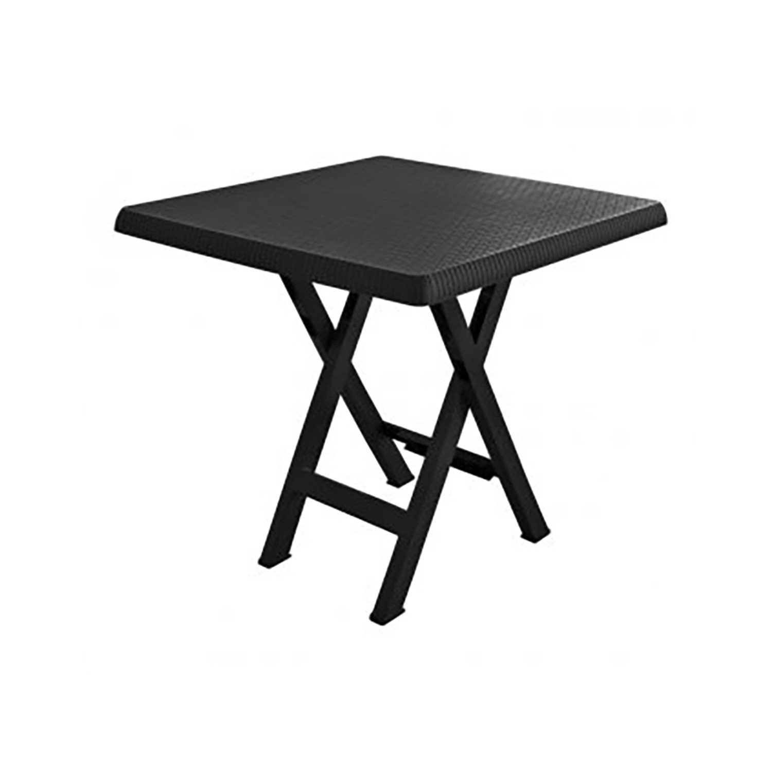 MEGA PLAST Skládací stolek TEO antracitový 70 x 70 x 70 cm