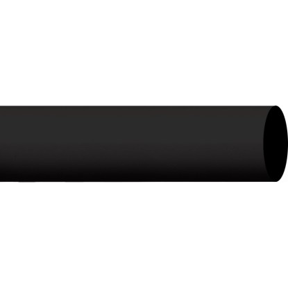 Záclonová tyč kovová černá, pr. 19 mm, 240 cm